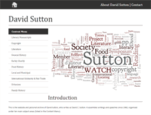 Tablet Screenshot of davidcsutton.com